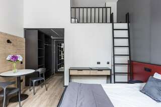 Отель Greenfeel Smolensk Смоленск Номер студия с 2 двуспальными кроватями-1