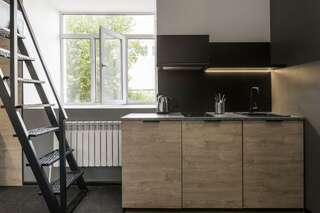 Отель Greenfeel Smolensk Смоленск Номер студия с 1 двуспальной кроватью-6